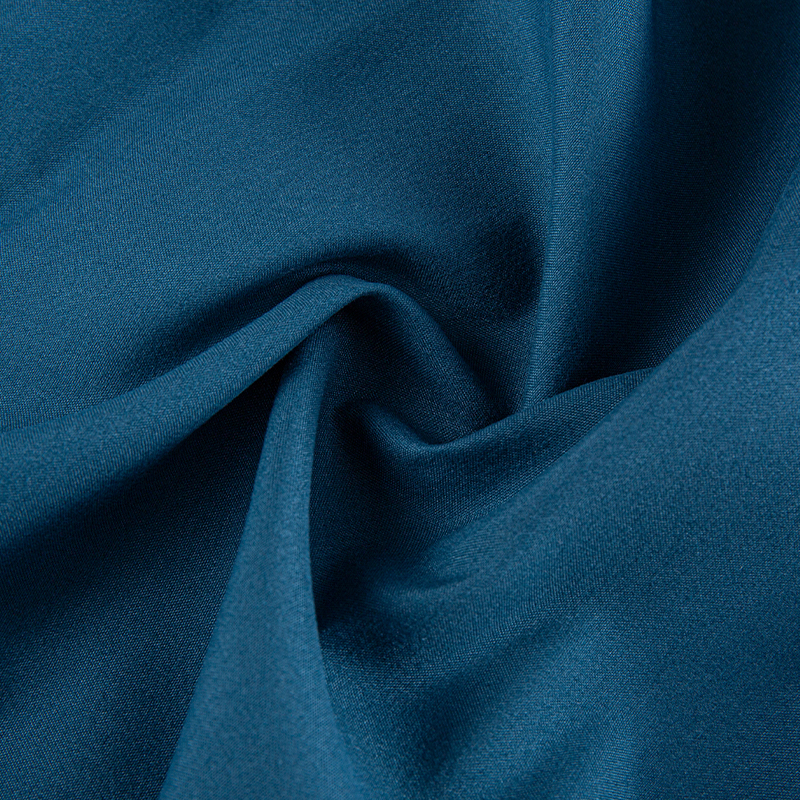 Derin Teal Esneklik Polyester Mikrofiber Boyalı Kumaş