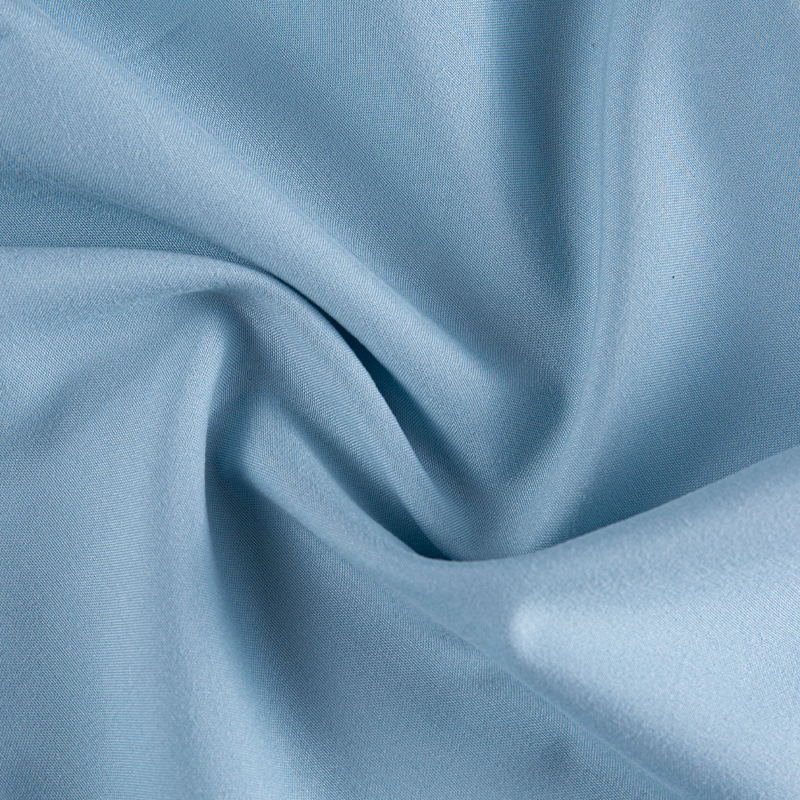 Yumuşak Narin Gök Mavisi Polyester Boyalı Kumaş