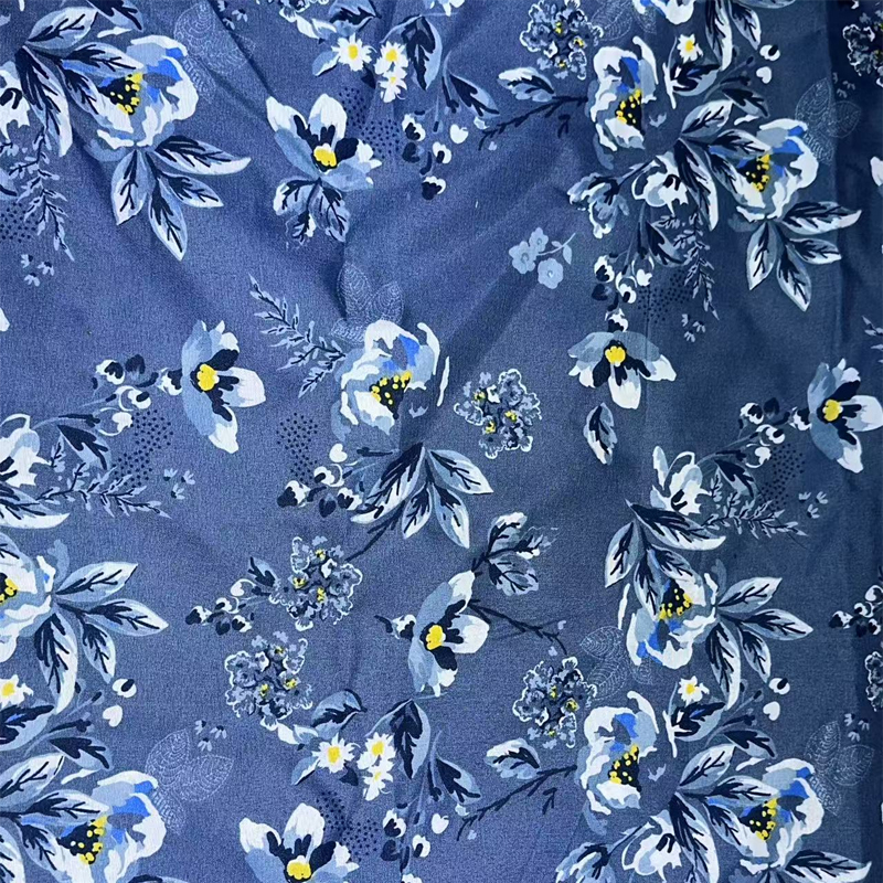 %100 Polyester pigment baskılı kumaş